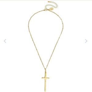 - Elegant Gold Cross Necklace